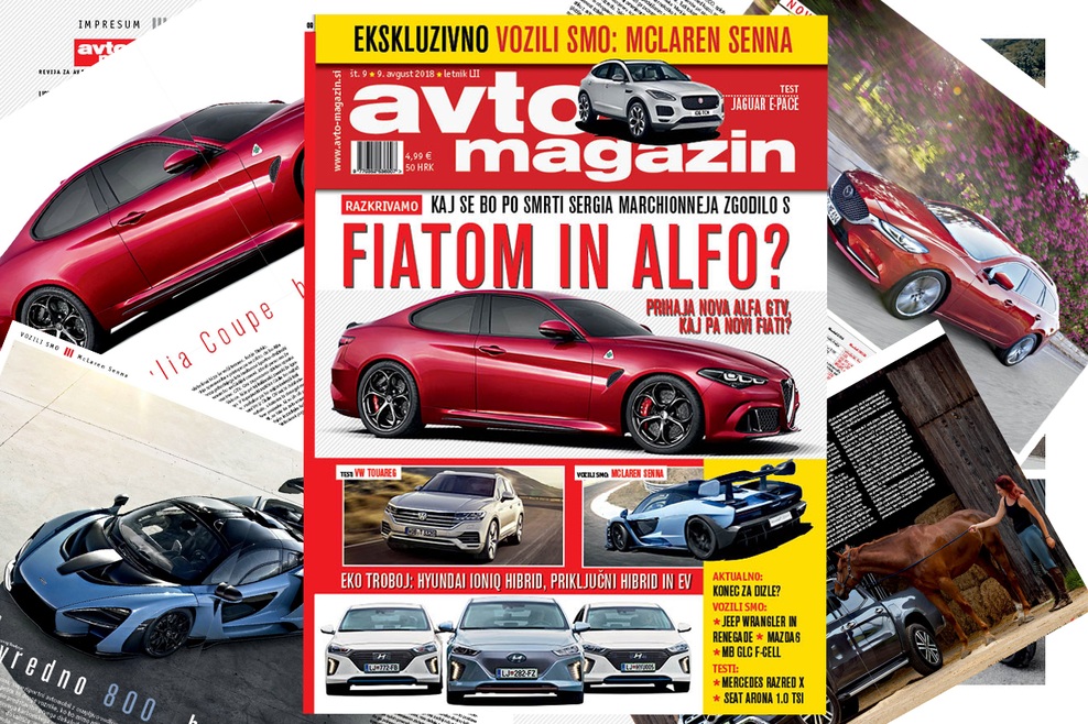 Izšel je novi Avto magazin! Testi: Jaguar E-Pace, VW Touareg, Mercedes razred X