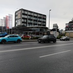 Novi Porsche Macan opažen med snemanjem oglasa v Ljubljani (foto: Matic Križnik)