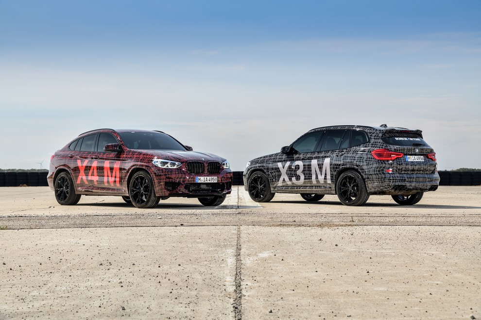 BMW X3M in X4M prinašata živahnih 850 'konjev'