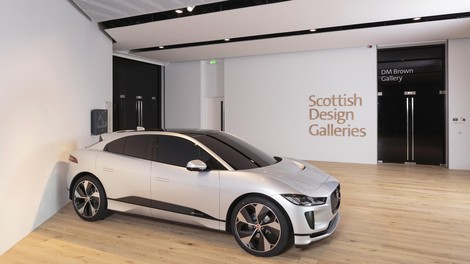 Jaguar I-Pace odhaja v škotski muzej oblikovanja