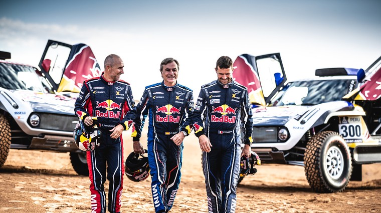 Red Bull in Mini na Dakar 2019 s trojico legendarnih dirkačev (foto: X-raid)