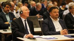 Bart Twaalfhoven, velposlanik Kraljevine Nizozemske in Tomaž Drozg, AM Ljubljana