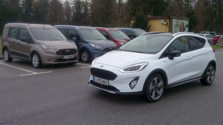 Novo v Sloveniji: Ford Fiesta Active, Ford Courier in Ford Tourneo (foto: Matija Janežič)