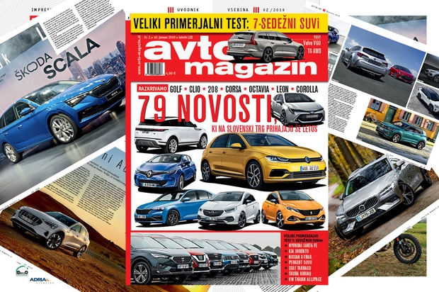 Izšel je novi Avto magazin! Testi: Volvo V60, Peugeot Rifter, VW Caravelle