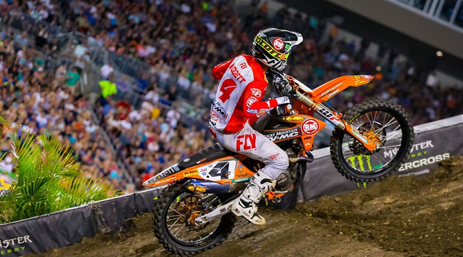 Monster Energy Supercross: dirko z letečim startom dobil Baggett (video) (foto: Monster Energy Supercross)