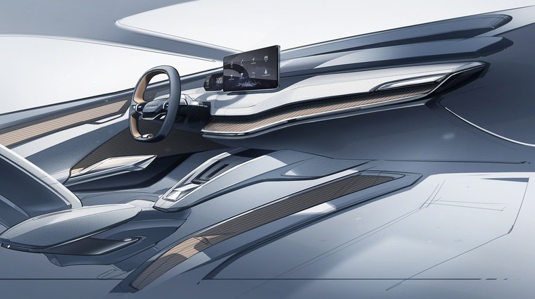 Škoda s študijo Vision iV napoveduje notranjost električnih avtomobilov (foto: Škoda)