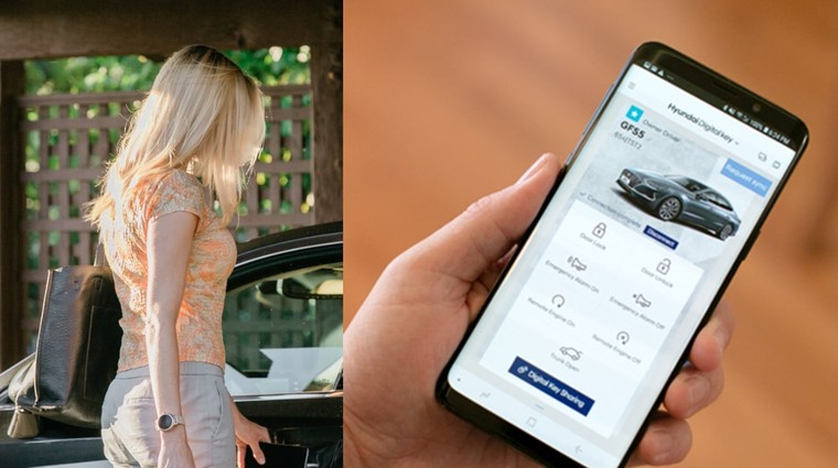 Hyundai predstavlja mobilno aplikacijo, ki bo nadomestila pametni ključ (foto: Hyundai)