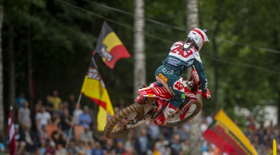 MXGP: Gajser brezhiben tudi v Nemčiji (foto: Honda)