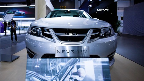 NEVS zagnal proizvodnjo električnega 'Saab-a 9-3