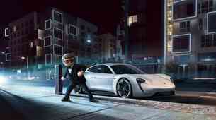 Porsche Mission E zvezda novega animiranega filma