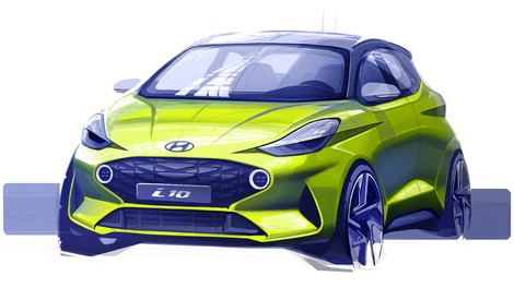 Hyundai predstavlja prve skice novega i10