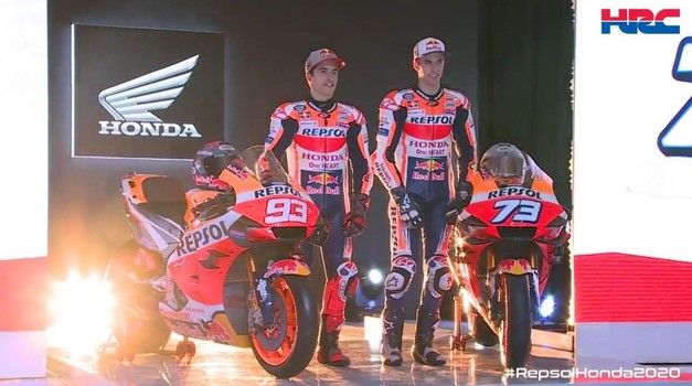 V Indoneziji Honda predstavila ekipo za sezono 2020, dirkača brata Marquez (foto: HRC)