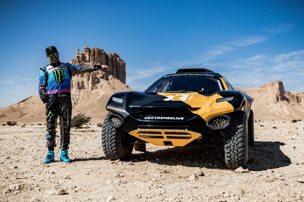 Video: Ken Block na Dakarju z električnim pogonom (foto: Extreme-e)