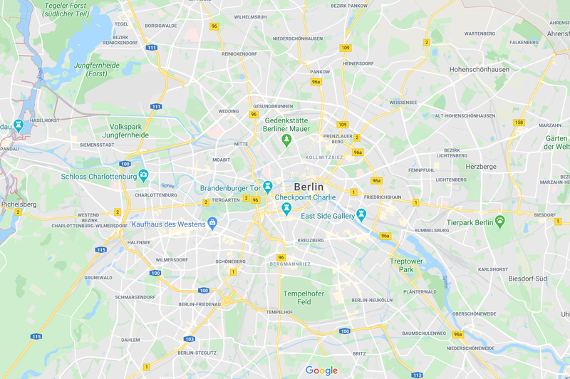 Kako ustvariti virtualni prometni zamašek na Google Maps? Nemcu je uspelo (foto: Posnetek zaslona: Google maps)