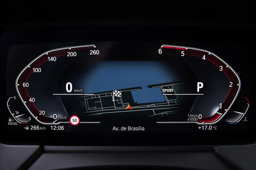 Merilniki so digitalni, a pri BMW-ju vseeno pogrešamo več različnih načinov grafičnih prikazov.