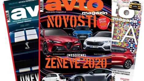 Aktualno številko revije Avto magazin si lahko naročite na dom, poštnino za vas plačamo mi!