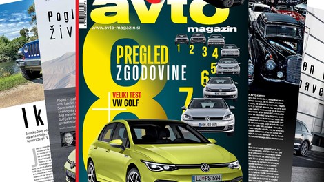 Izšel je novi Avto magazin: Testi: Volkswagen Golf, Ford Ranger Raptor ...