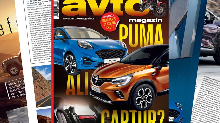 Izšel je novi Avto magazin: karting, e-dirkanje; Testi: Renault Captur, Ford Puma, BMW 530e ... (foto: Arhiv AM)