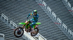 Monster Energy Supercross: dež, sneg in mraz v Salt Lake Cityju (video)