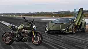 Ducati Diavel 1260 Lamborghini - drag in redek