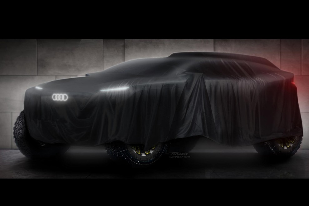 Silhueta novega prototipa je vse, kar so do zdaj pokazali pri Audiju.