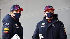 Red Bulllova dvojica Sergio Perez in Max Verstappen