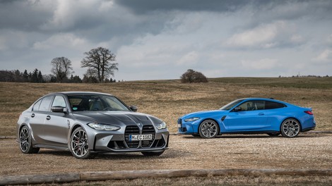 Novo v Sloveniji: Zvezdni par družine M - BMW M3 in M4 Competition