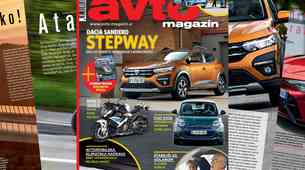 Izšel je novi Avto magazin: 30. obletnica Slovenije, starejši za volanom... posebna priloga: Adria Mobil
