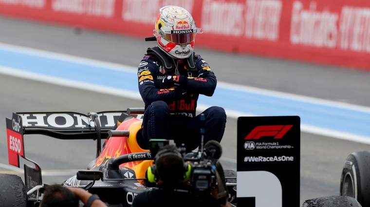 Formula 1, VN Francije: Mercedes ostal z dolgim nosom, Verstappen odločno premočan (foto: Red Bull)
