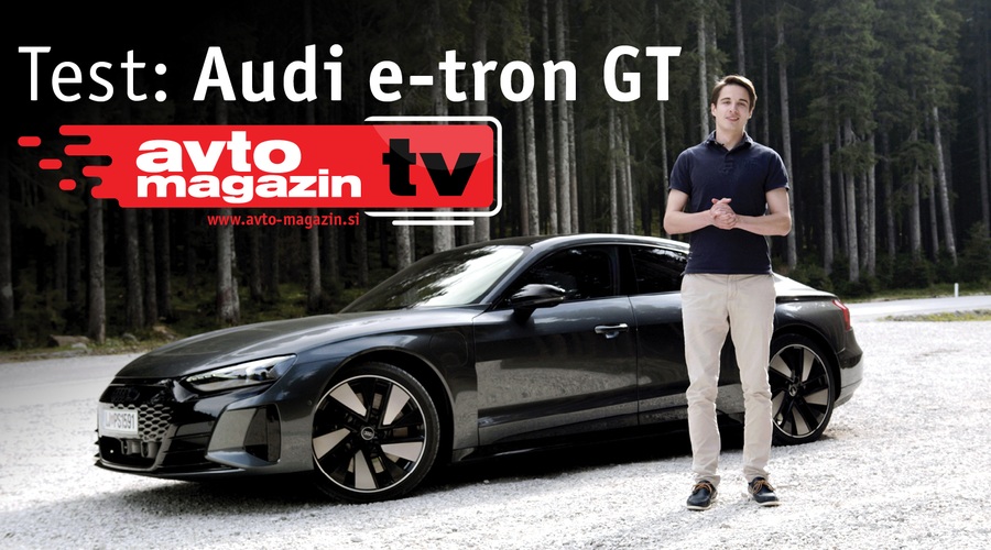 Video test: Audi e-tron GT - Avto Magazin TV (foto: Nik Gradišnik)