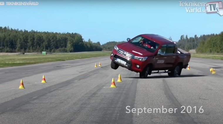 Losov test: poglejte, zakaj imajo sodobni avtomobili z njim še vedno velike težave (video) (foto: Teknikens Värld)