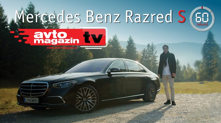 60 sekund: Mercedes-Benz Razred S - Avto magazin TV (foto: Nik Gradišnik)