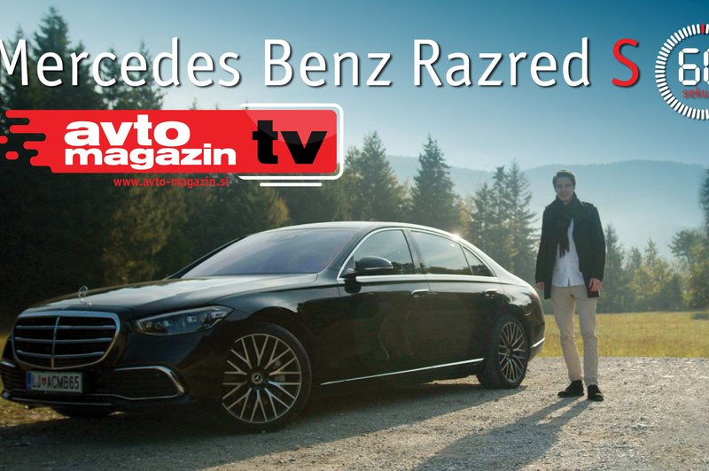 60 sekund: Mercedes-Benz Razred S - Avto magazin TV (foto: Nik Gradišnik)