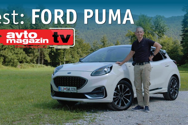 Video test: Ford Puma - Avto magazin TV (foto: Nik Gradišnik)