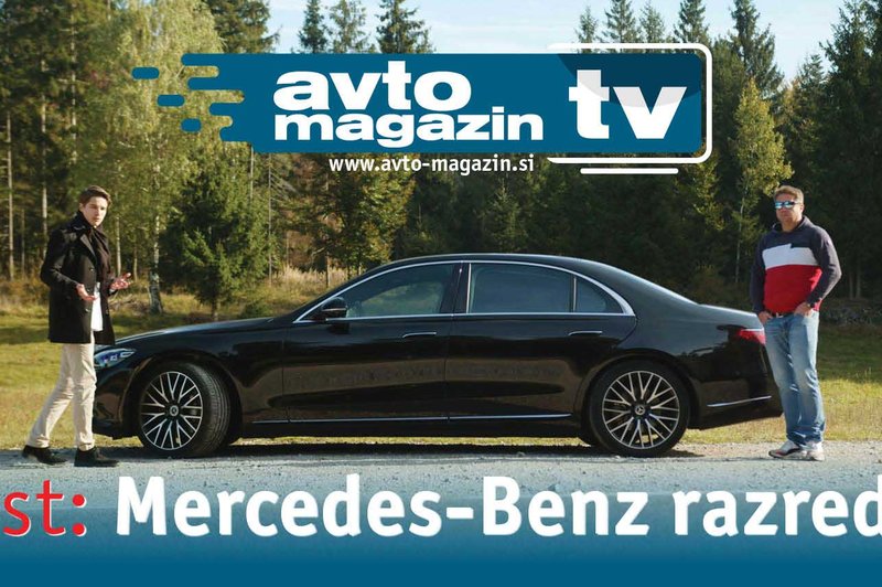 Video test: Mercedes-Benz razred S - Avto Magazin TV (foto: Nik Gradišnik)