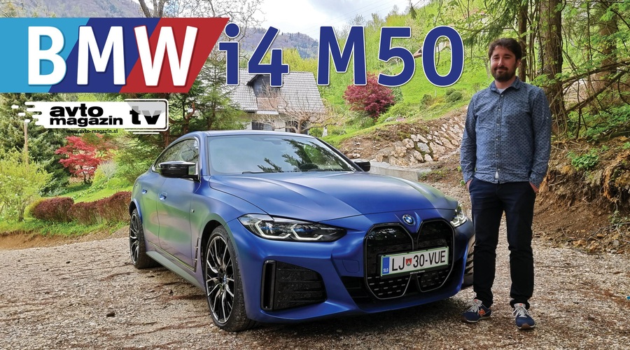 To je prvi električni BMW M! - Avto magazin TV