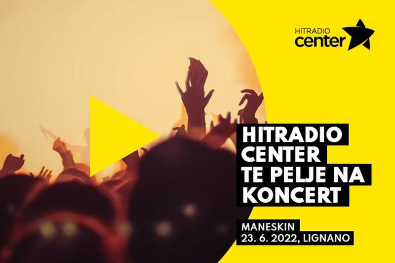 Hitradio Center pelje poslušalce na razprodani koncert zvezdnikov Måneskin (foto: promocijska fotografija)