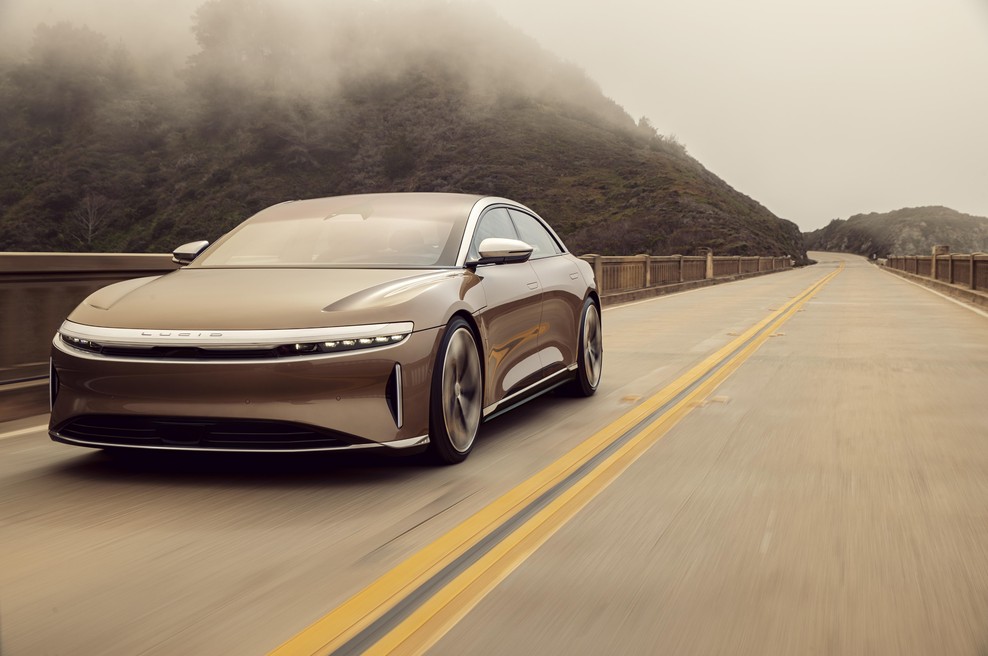 To naj bi bil najučinkovitejši električni avto na svetu. Preverite, koliko kilometrov so prevozili z njim (foto: Lucid motors)
