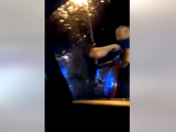 Posnetek drame na hrvaški avtocesti: policija pretepla navijača Hajduka