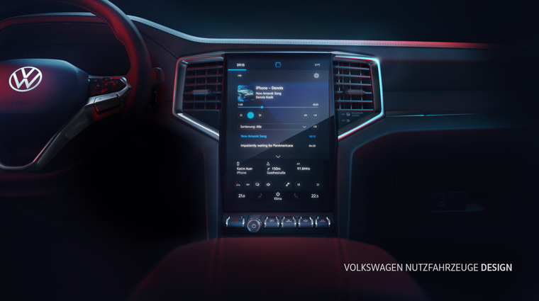 Zaslon v Volkswagnovem novincu bo ustvarjal občutek lebdenja (foto: Volkswagen)