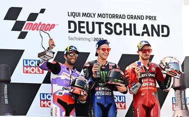 MotoGP, VN Nemčije: Uspeh Yamahe, žalost Aprilie ter nočna mora Honde (komentar dirke)