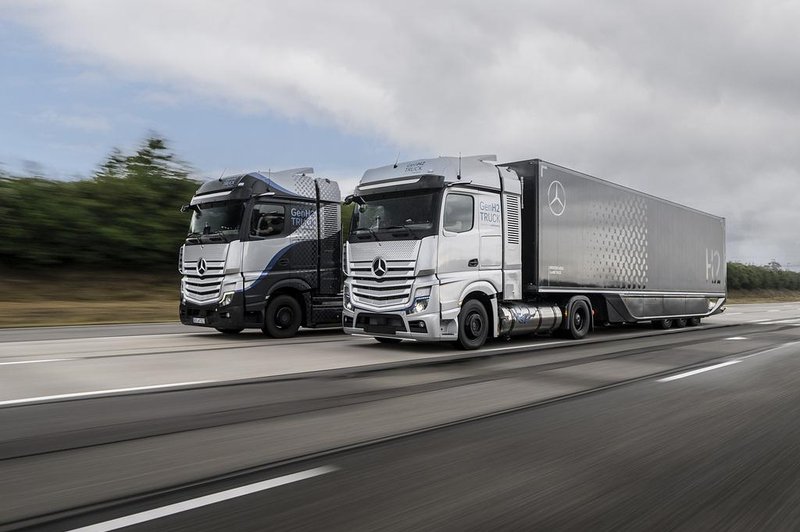 Vodik rešitev za težke tovornjake? Načrti Nemcev so obetavni (foto: Daimler trucks)