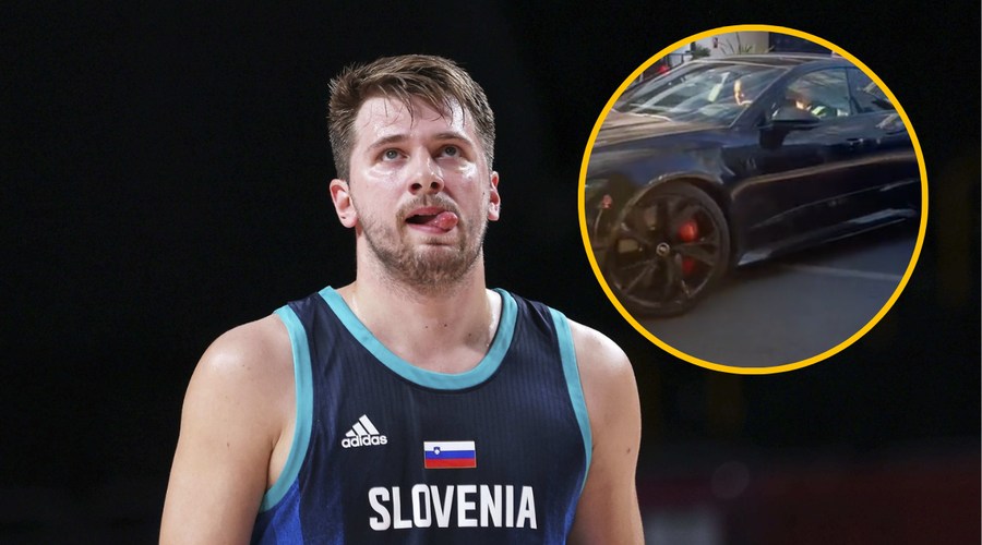 Koliko avtomobilov ima Luka Dončić? (Še oče ne pozna pravega odgovora) (foto: Profimedia/TikTok/posnetek zaslona/fotomontaža)