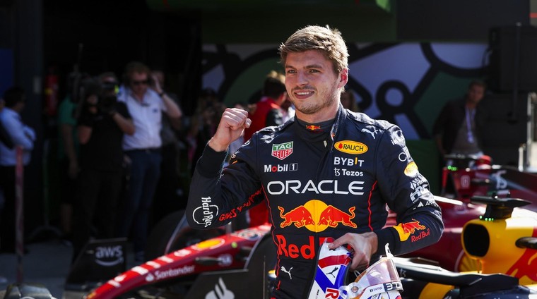 Svetovni prvak in vodilni v letošnjem svetovnem prvenstvu formule 1 Max Verstappen (Red Bull) bo nedeljsko veliko nagrado Nizozemske začel s prvega startnega mesta (foto: Profimedia)