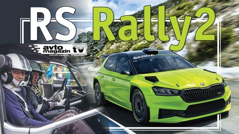 Brutalno in hitro - s sovozniškega sedeža o čisto novem Škodinem dirkalniku Fabia RS Rally2 – Avto magazin TV