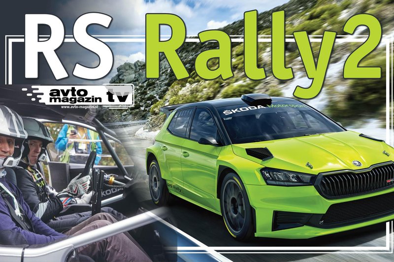 Brutalno in hitro - s sovozniškega sedeža o čisto novem Škodinem dirkalniku Fabia RS Rally2 – Avto magazin TV (foto: Škoda)