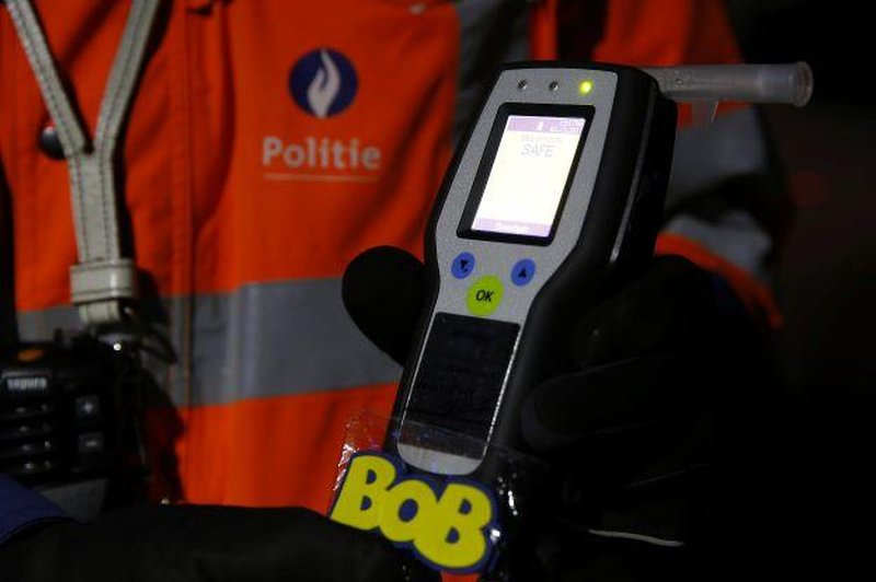 Nov alkoholni rekord na belgijskih cestah (foto: Zvezna policija Belgija)