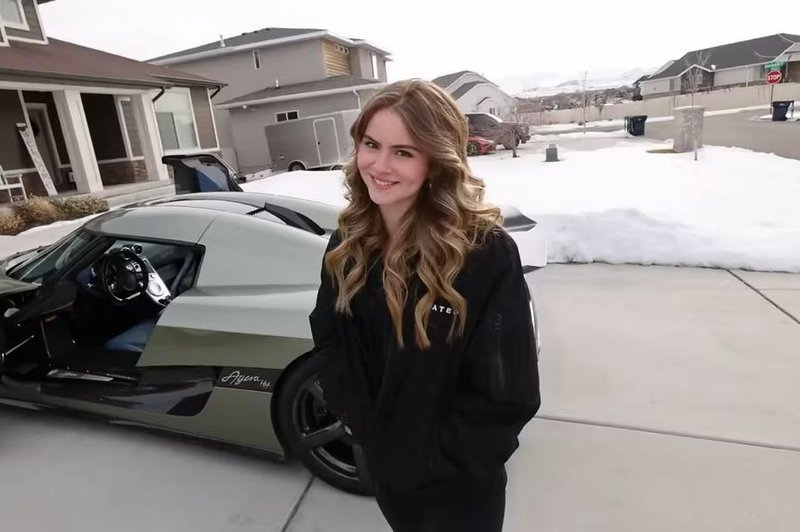 Pozornost ob dnevu žena? Ta YouTuber je svojo drago presenetil s »skromno« Koenigsegg Agero (foto: You Tube)