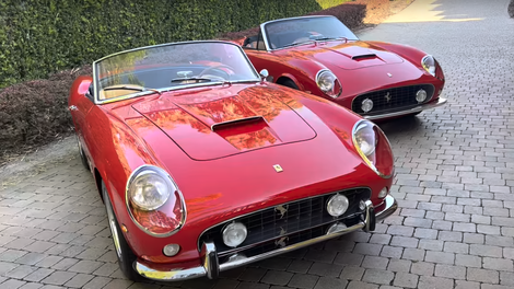 Lahko vi ugotovite, kateri izmed teh dveh Ferrarijev je pravi in 20 milijonov dražji od drugega? (VIDEO)