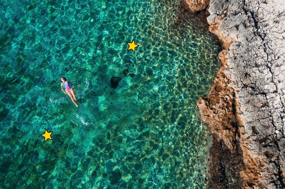 Na tej skriti hrvaški plaži uspe čisto vsaka Instagram fotografija in do nje lahko pridete z avtom (foto: Profimedia, Obdelava: Cosmo uredništvo)